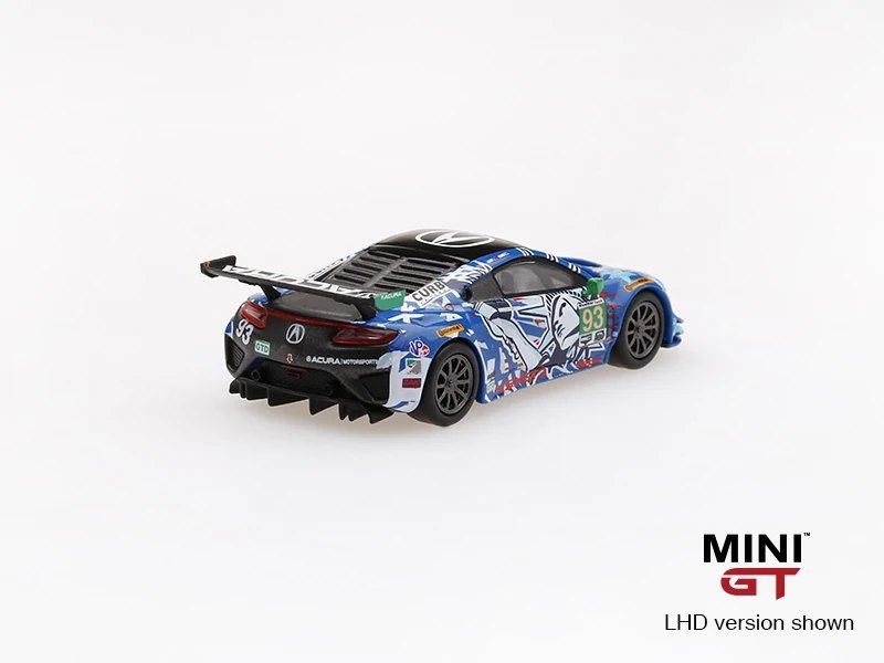 2019 Acura NSX GT3 #93 "Statue of Liberty" 2017 IMSA Watkins Glen Blue: Image 4