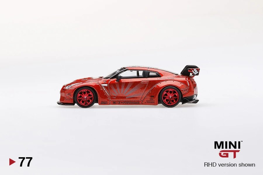 2020 LB★WORKS Nissan GT-R (R35) Candy Red Type 1, Rear Wing ver 1+2 Red: Image 2