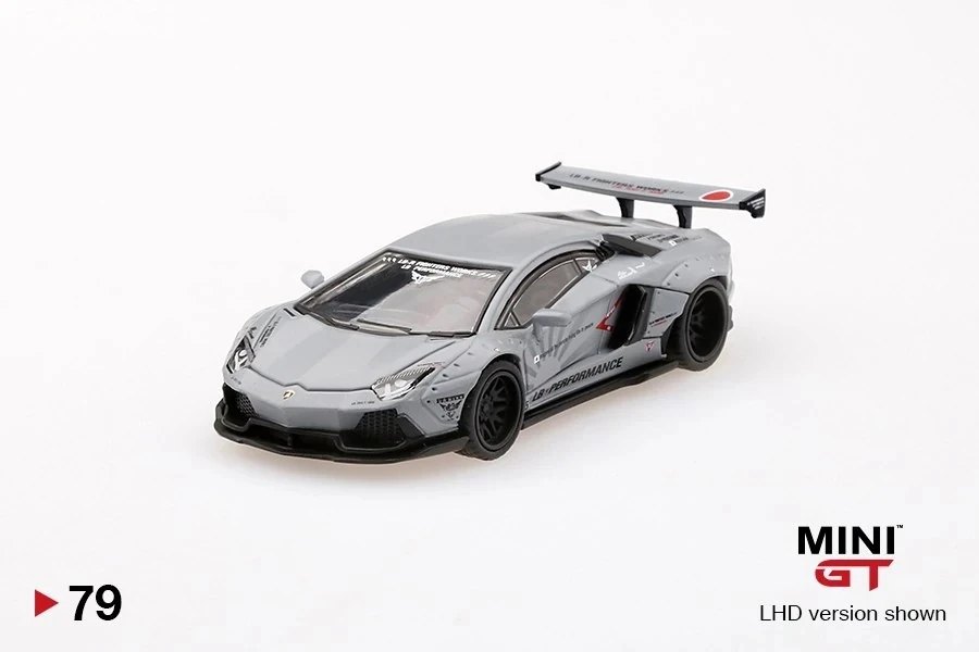 Hot Wheels LB★WORKS Lamborghini Aventador LB-R Fighters Works Matte Grey