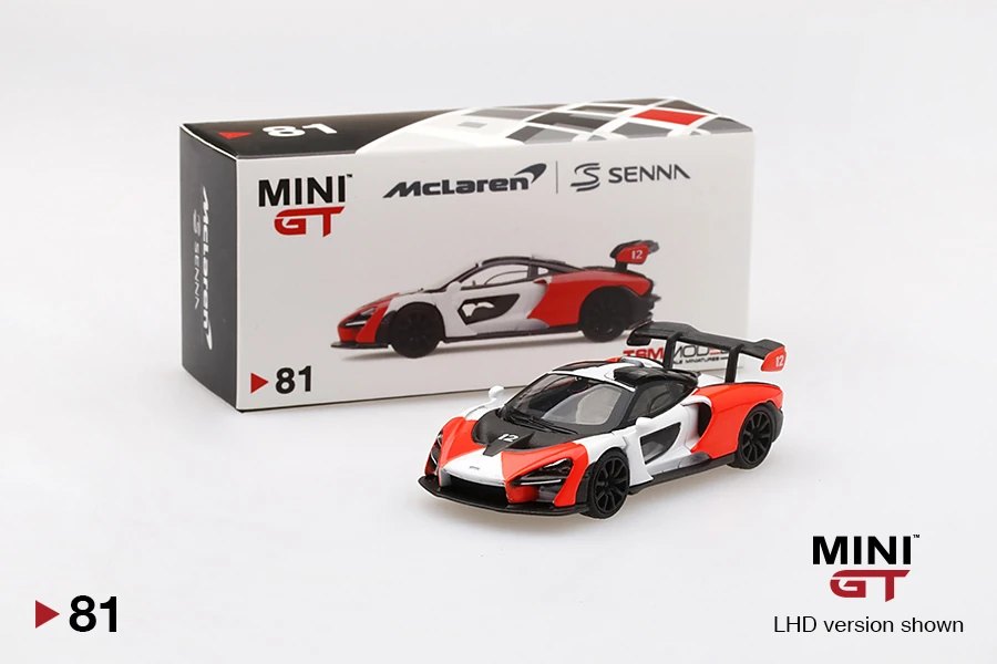 Hot Wheels McLaren Senna Orange / White