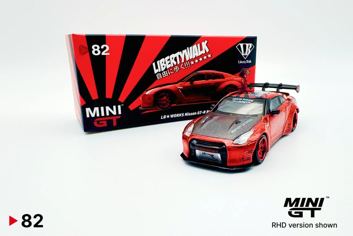 2019 LB★WORKS Nissan GT-R (R35) w/ Carbon Fiber Type 1, Rear Wing ver 1+2 Red: No Package: Image 4