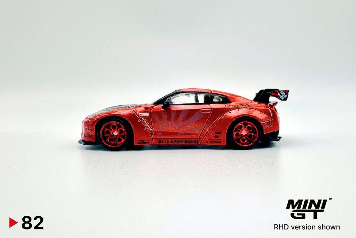 2019 LB★WORKS Nissan GT-R (R35) w/ Carbon Fiber Type 1, Rear Wing ver 1+2 Red: No Package: Image 3