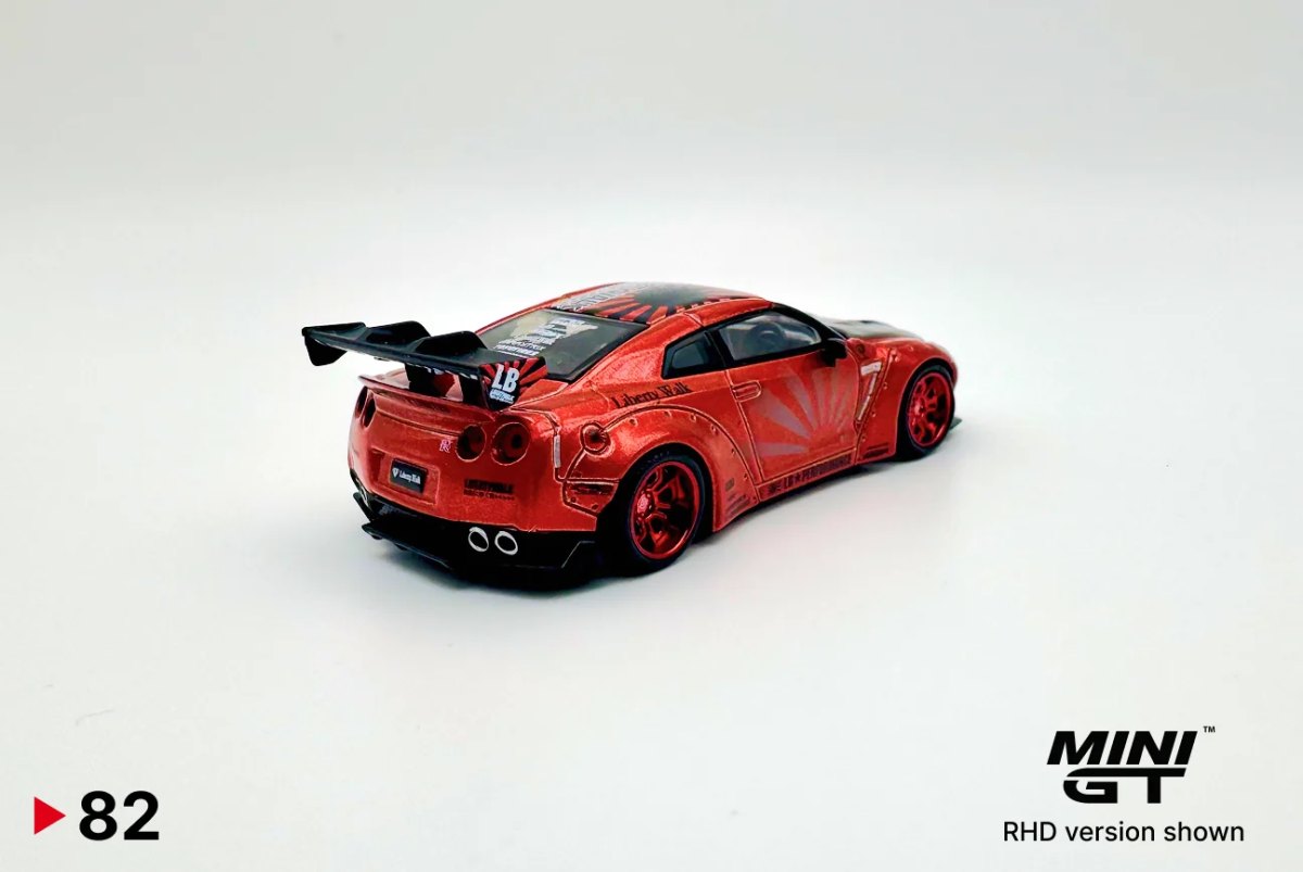 2019 LB★WORKS Nissan GT-R (R35) w/ Carbon Fiber Type 1, Rear Wing ver 1+2 Red: No Package: Image 2