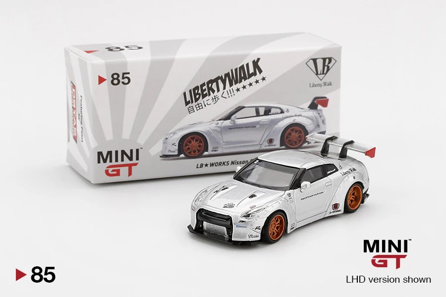 Hot Wheels LB★WORKS Nissan GT-R (R35) Magic Pearl Type 1, Rear Wing ver 1
