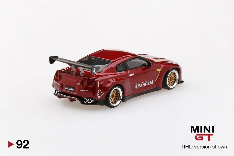 2019 Pandem Nissan GT-R (R35) Lava Red GT Wing Red: Image 4