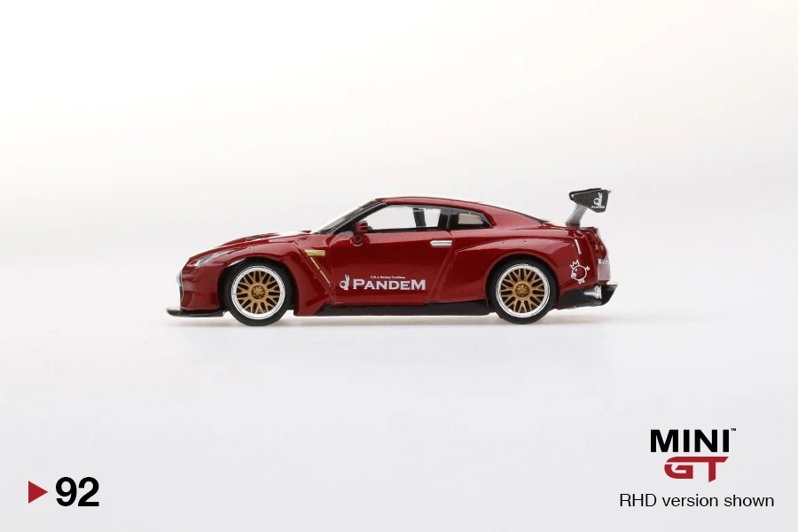 2019 Pandem Nissan GT-R (R35) Lava Red GT Wing Red: Image 2