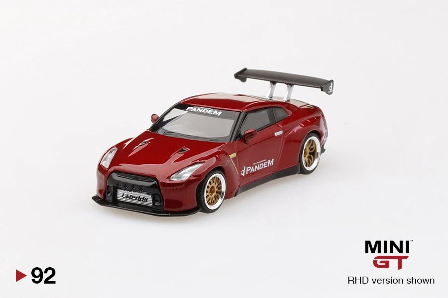 2019 Pandem Nissan GT-R (R35) Lava Red GT Wing Red: Image 3
