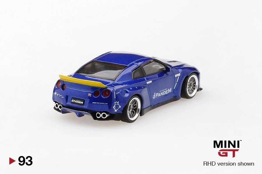 2019 Pandem Nissan GT-R (R35) Velocity Blue Duck Tail Blue: Image 4