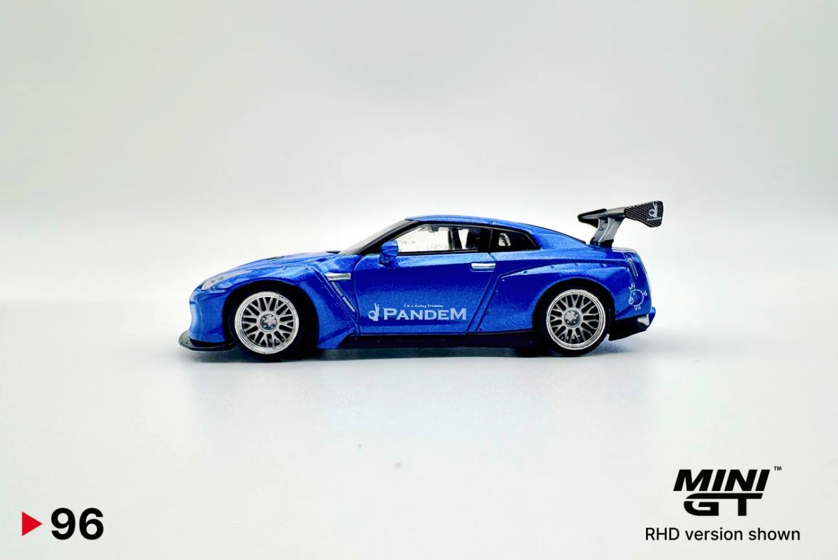 2020 Pandem Nissan GT-R (R35) Metallic Blue GT Wing Blue: No Package: Image 3