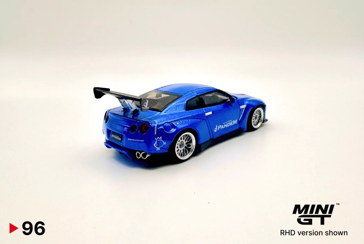 2020 Pandem Nissan GT-R (R35) Metallic Blue GT Wing Blue: No Package: Image 2