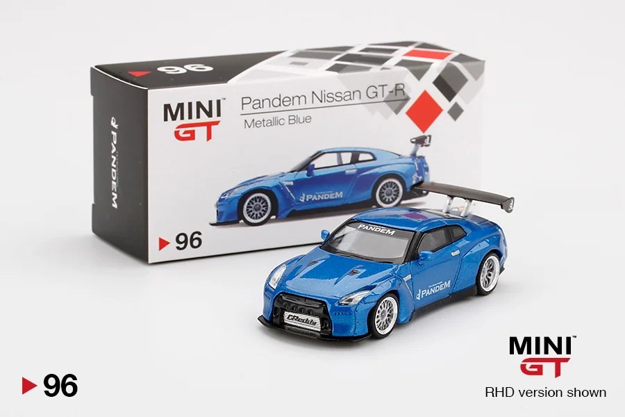 2020 Pandem Nissan GT-R (R35) Metallic Blue GT Wing Blue: No Package: Image 4