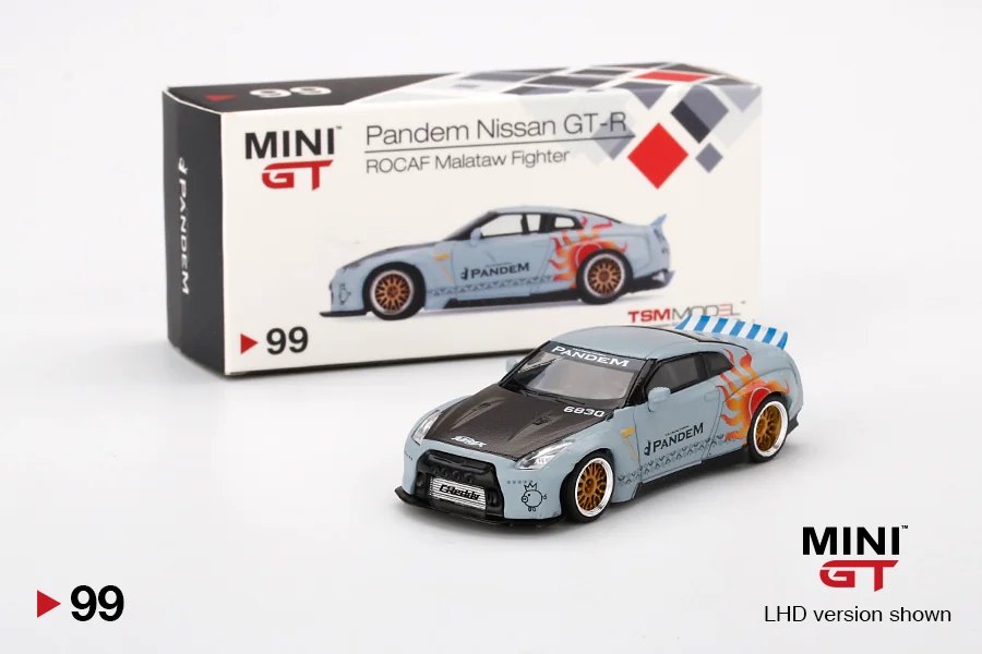 2020 Pandem Nissan GT-R (R35) Duck Tail ROCAF Malataw Fighter: No Package: Image 4