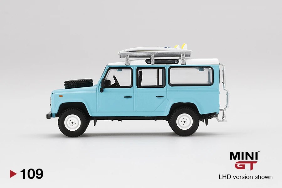 2020 Land Rover Defender 110 Light Blue w/ Surfboard Blue: Image 2