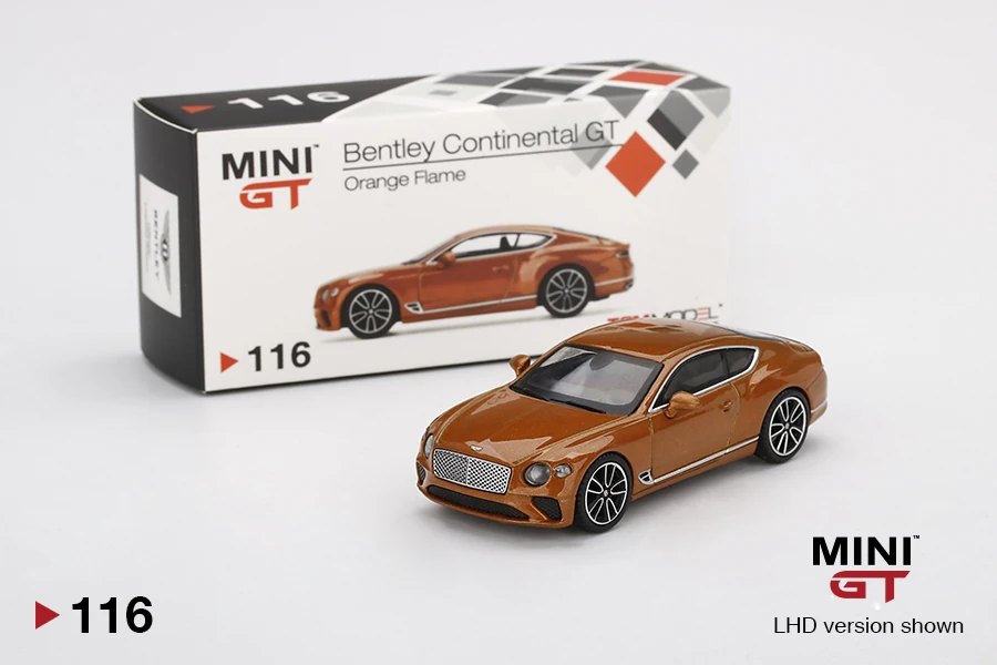 Hot Wheels Bentley Continental GT Orange Flame