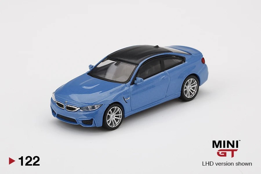 2020 BMW M4 (F82) Yas Marina Blue Metallic Blue: Image 3