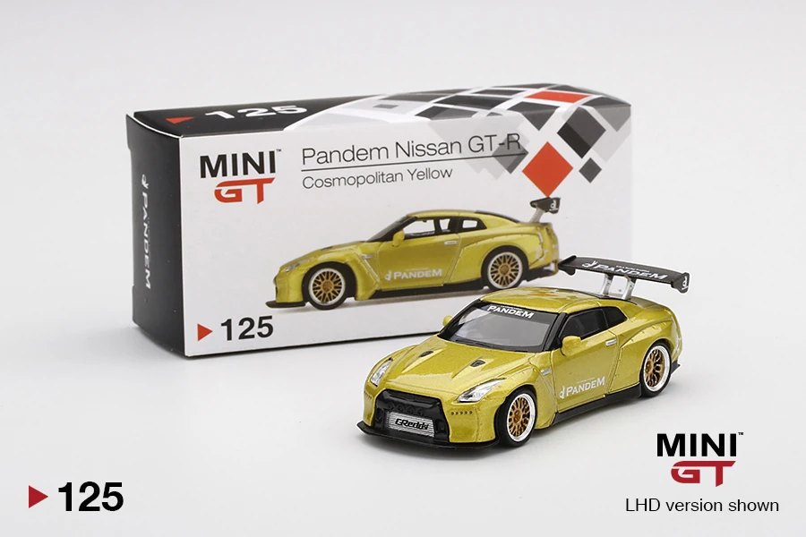 Hot Wheels Pandem Nissan GT-R (R35) Cosmopolitan Yellow GT Wing