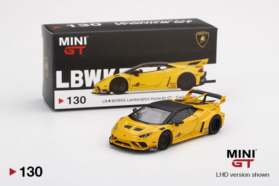 Hot Wheels LB★WORKS Lamborghini Huracán GT - Giallo Auge