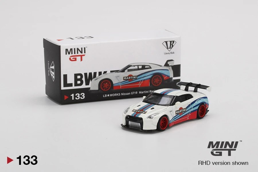 Hot Wheels LB★WORKS Nissan GT-R (R35) Martini Racing Type 1, Rear Wing ver 1