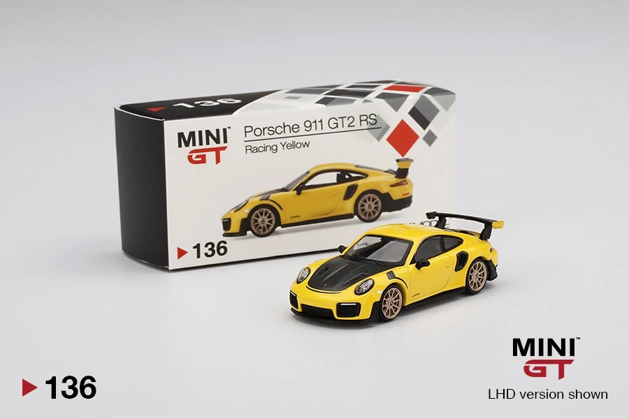 Hot Wheels Porsche 911 GT2 RS Racing Yellow