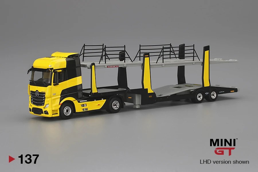 2020 Mercedes-Benz Actros Yellow w/ Car Carrier Yellow: Image 3