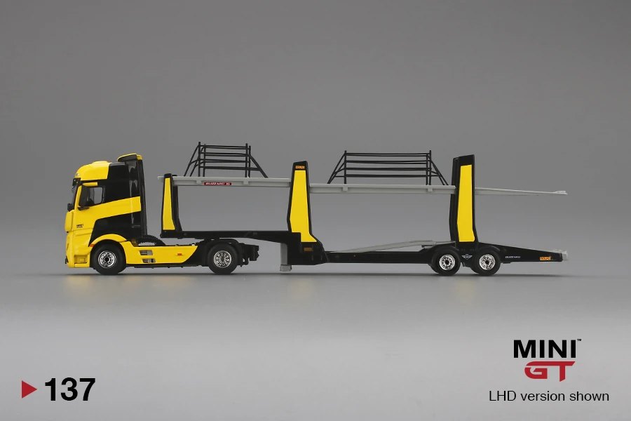 2020 Mercedes-Benz Actros Yellow w/ Car Carrier Yellow: Image 2