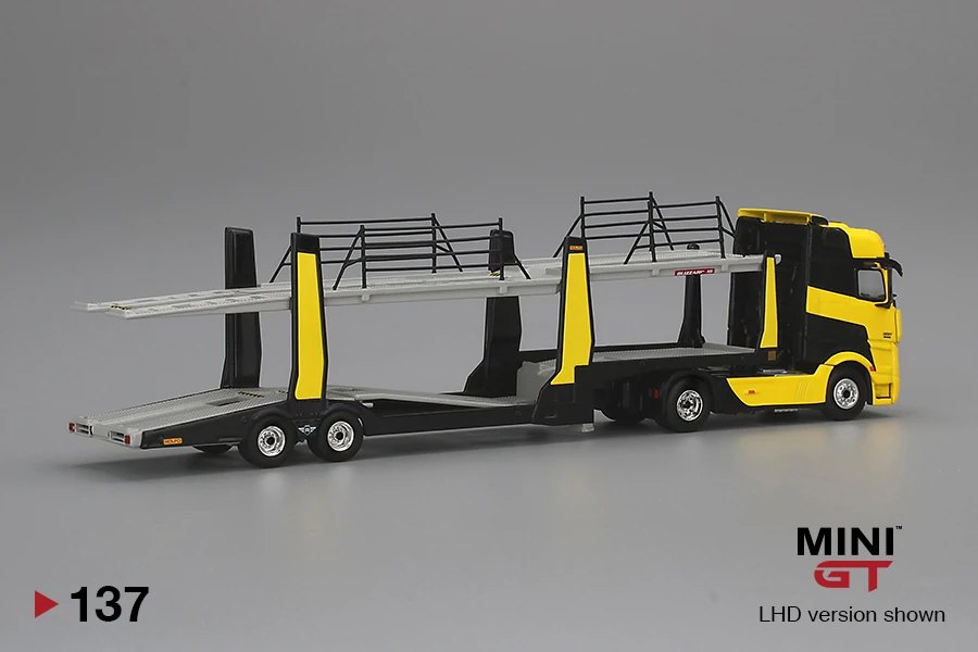 2020 Mercedes-Benz Actros Yellow w/ Car Carrier Yellow: Image 4
