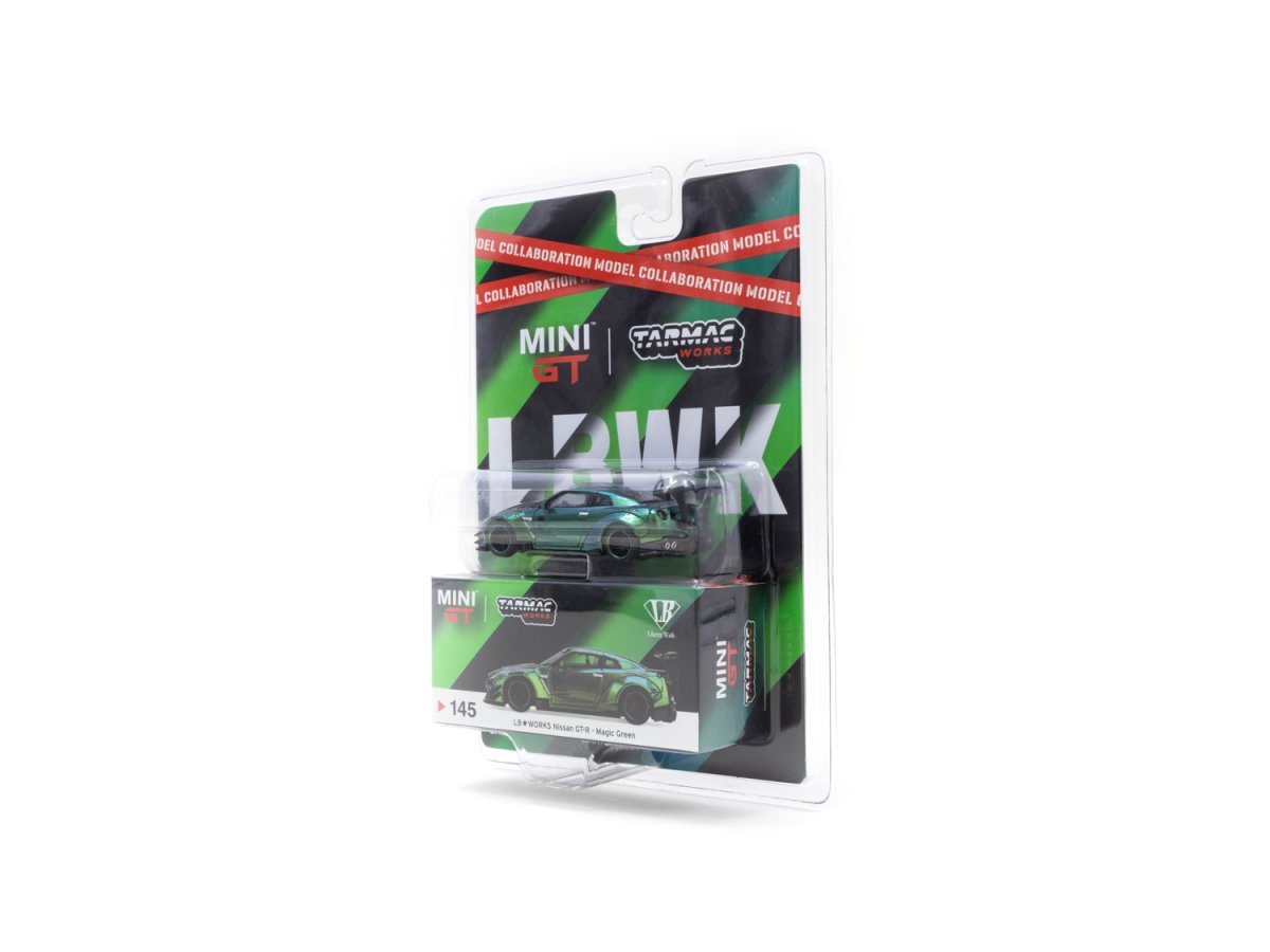 2020 LB★WORKS Nissan GT-R (R35) Type 2, Rear Wing ver 3 Green: Blister: Image 2