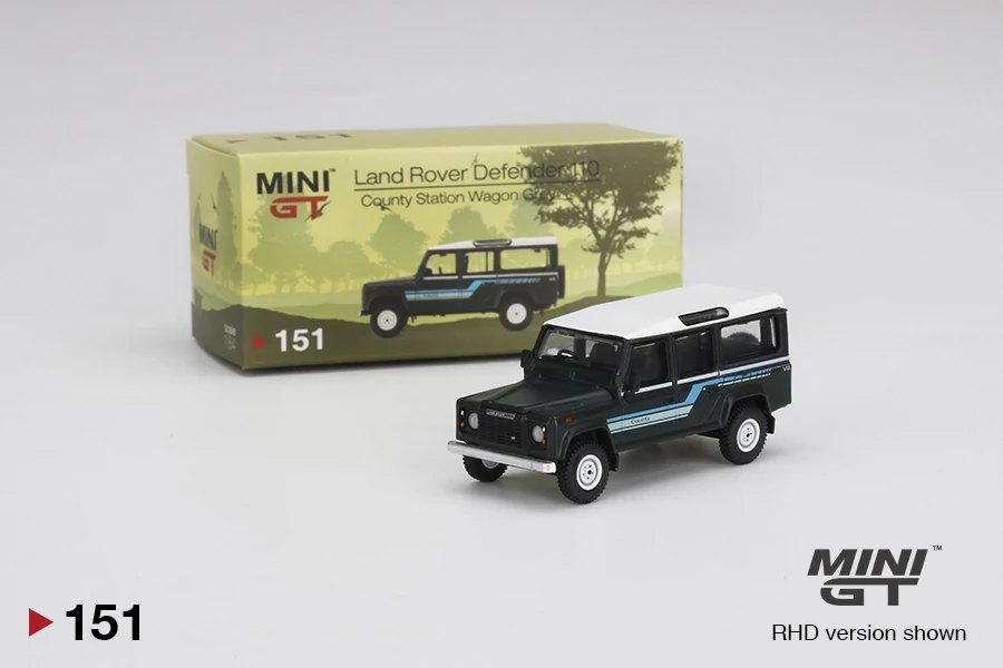 Hot Wheels Land Rover Defender 110 1985 County Station Wagon Grey
