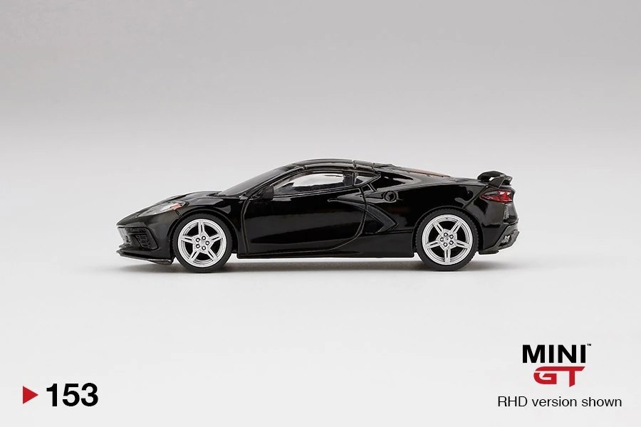 2020 Chevrolet Corvette Stingray Black w/ Midnight Gray Stripe Black: Image 2