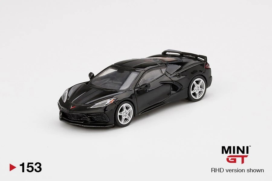 2020 Chevrolet Corvette Stingray Black w/ Midnight Gray Stripe Black: Image 3