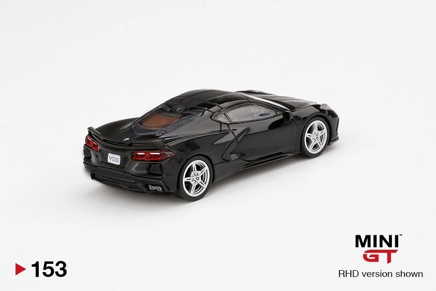 2020 Chevrolet Corvette Stingray Black w/ Midnight Gray Stripe Black: Image 4