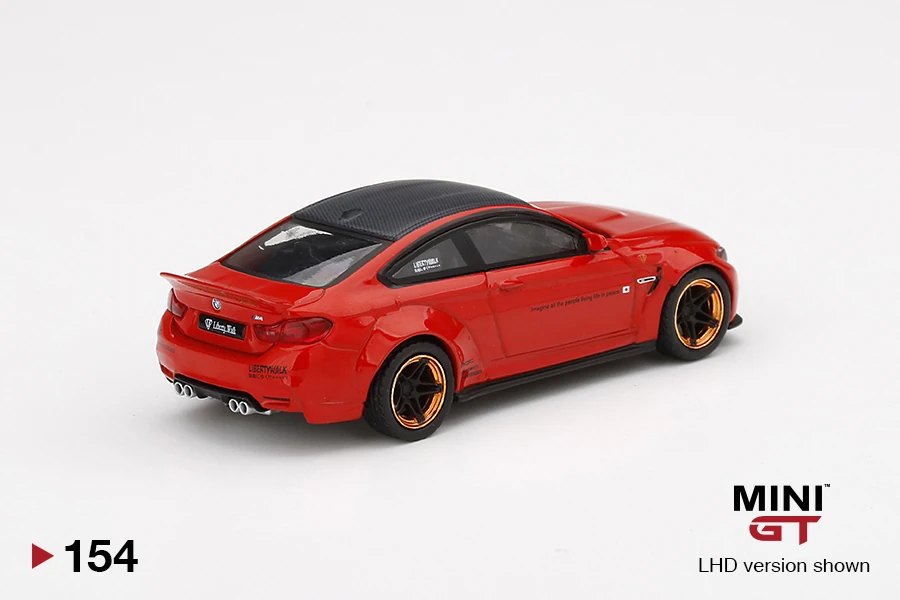 2020 LB★WORKS BMW M4 Red w/ Copper Wheel Red: Image 4