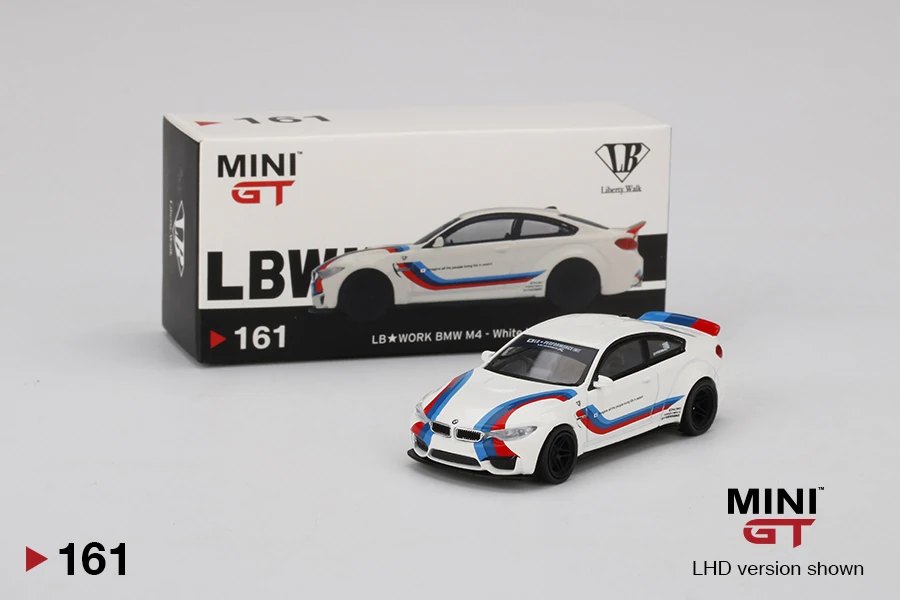 Hot Wheels LB★WORKS BMW M4 White W/ M Stripe