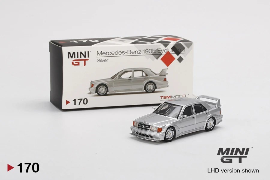Hot Wheels Mercedes-Benz 190E 2.5-16 Evolution II DTM Silver