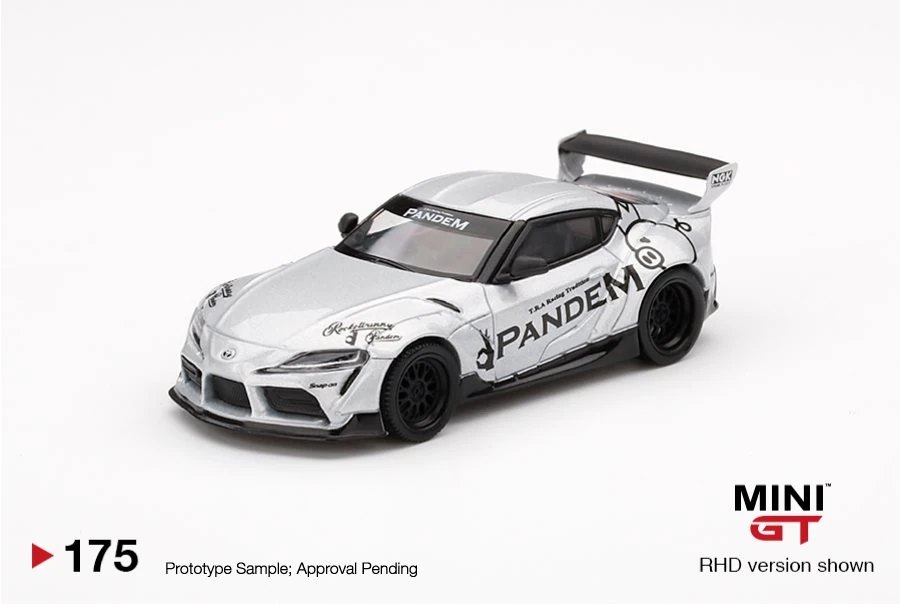 2020 Pandem Toyota GR Supra V1.0 Silver Silver: Image 3