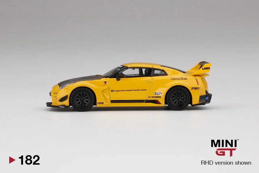 2020 LB-Silhouette WORKS GT Nissan 35GT-RR Version 1 Yellow Yellow: Image 2