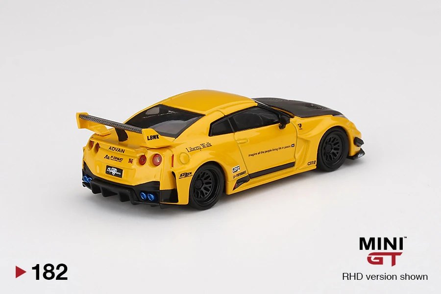 2020 LB-Silhouette WORKS GT Nissan 35GT-RR Version 1 Yellow Yellow: Image 4