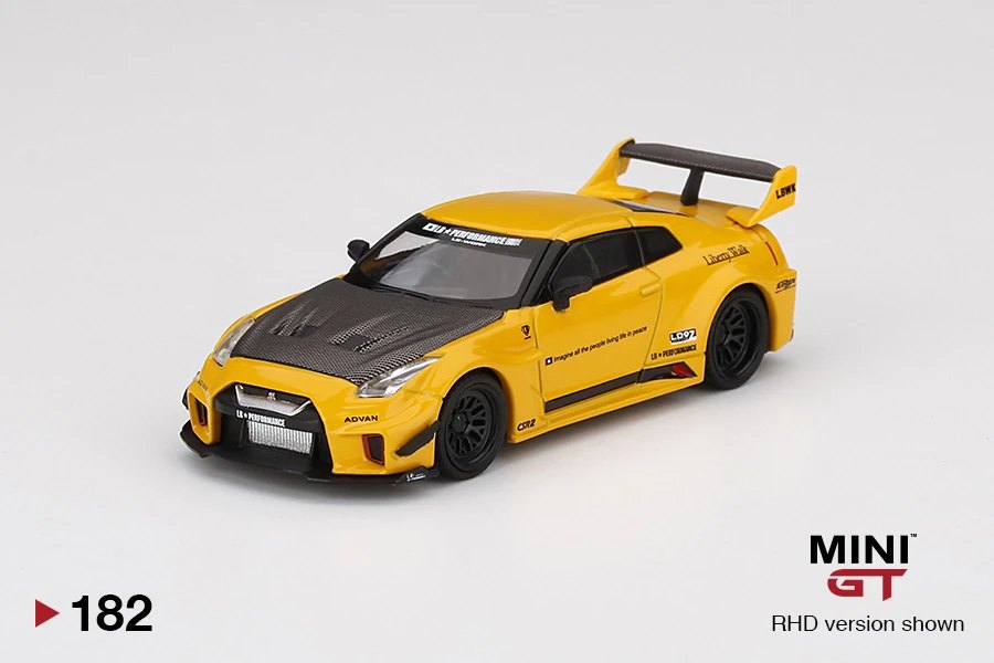 2020 LB-Silhouette WORKS GT Nissan 35GT-RR Version 1 Yellow Yellow: Image 3