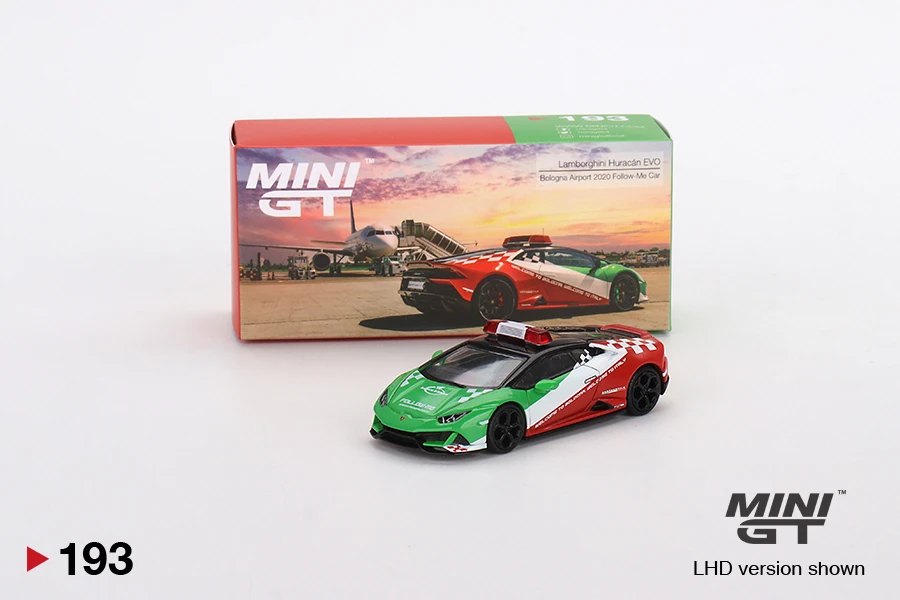 Hot Wheels Lamborghini Huracán EVO Bologna Airport 2020 Follow-Me Car