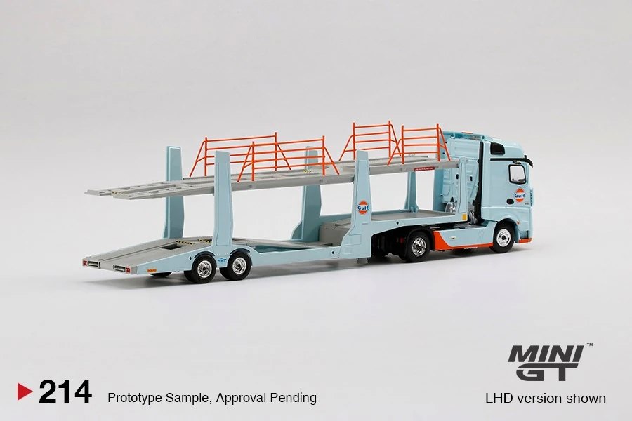 2021 Mercedes-Benz Actros w/ Car Carrier Trailer "Gulf": Image 4
