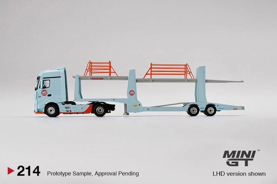 2021 Mercedes-Benz Actros w/ Car Carrier Trailer "Gulf": Image 2