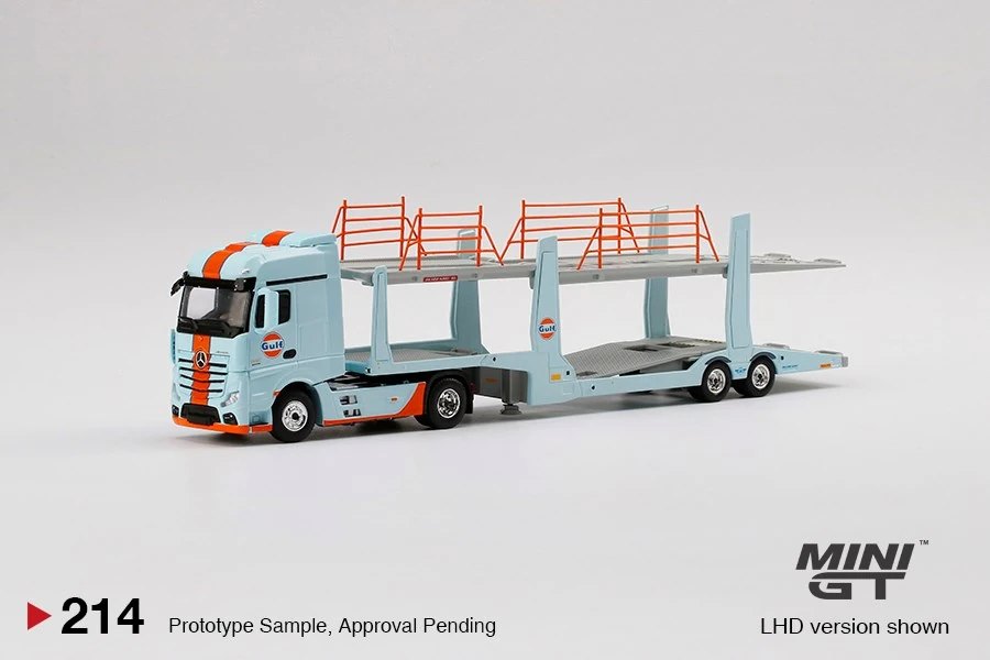 2021 Mercedes-Benz Actros w/ Car Carrier Trailer "Gulf": Image 3