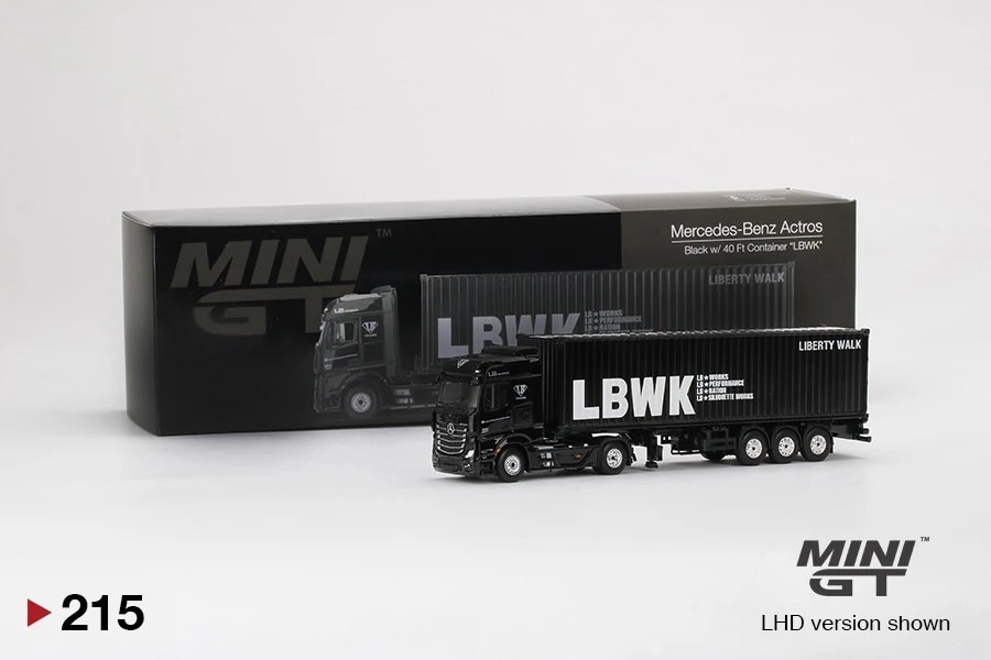 Hot Wheels Mercedes-Benz Actros with 40 Ft Container "LBWK"