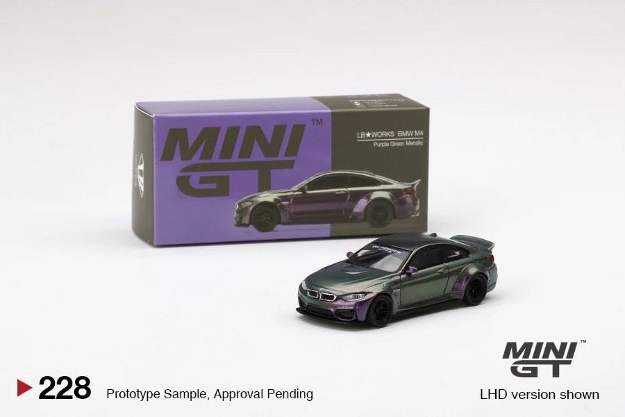 Hot Wheels LB★WORKS BMW M4 Purple-Green Metallic