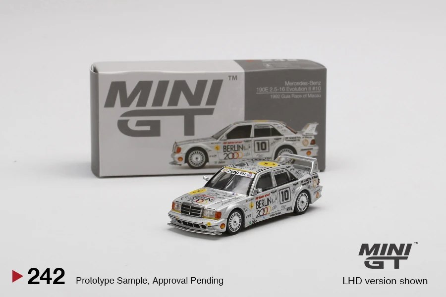 Hot Wheels Mercedes-Benz 190E 2.5-16 Evolution II #10 "Berlin" 1992 Guia Race of Macau