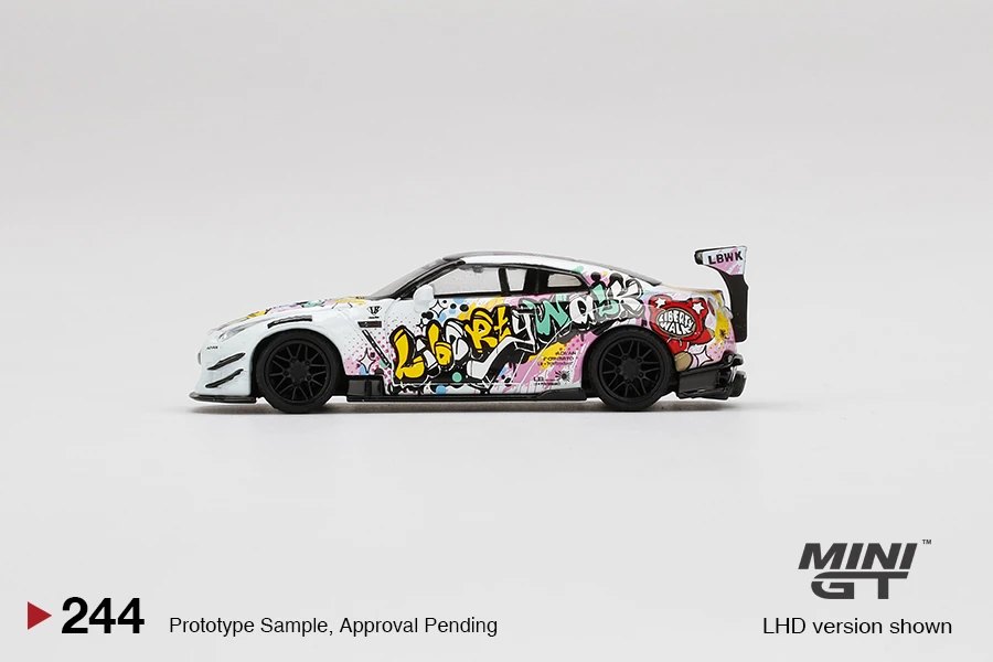 2021 LB★WORKS Nissan GT-R R35 Type 2 Rear Wing ver 3 "LBWK Kuma Graffiti": Image 2