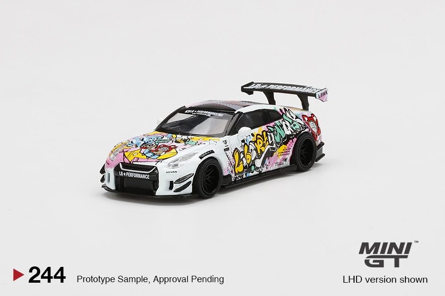 2021 LB★WORKS Nissan GT-R R35 Type 2 Rear Wing ver 3 "LBWK Kuma Graffiti": Image 3