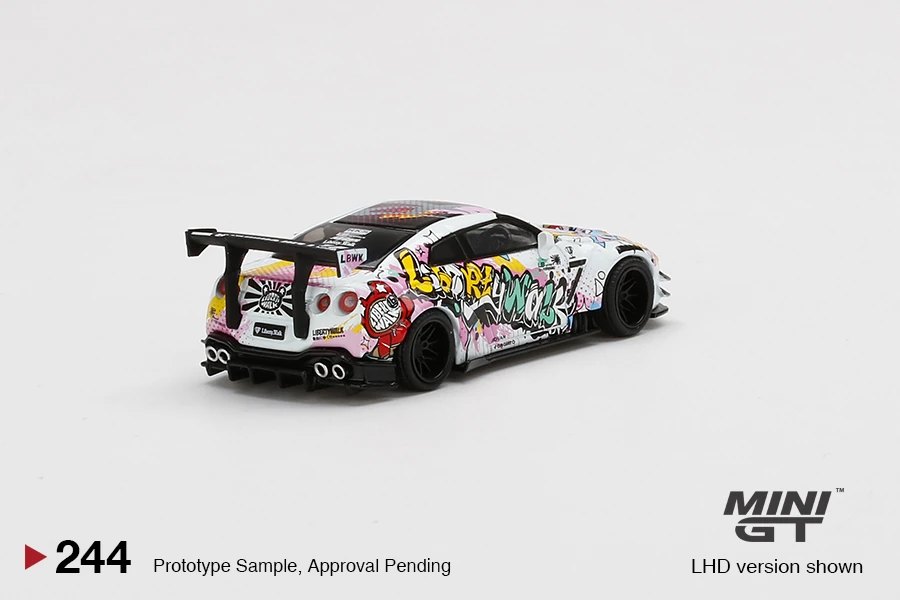 2021 LB★WORKS Nissan GT-R R35 Type 2 Rear Wing ver 3 "LBWK Kuma Graffiti": Image 4