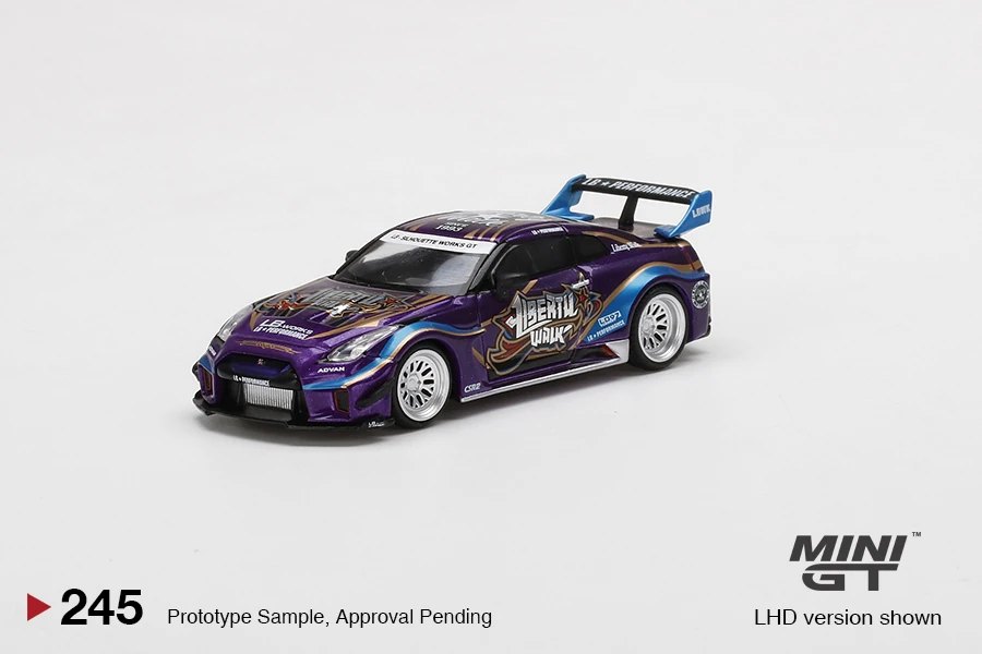 2021 LB-Silhouette Works GT Nissan 35GT-RR Ver. 1 "Purple Metallic" Purple: Image 3