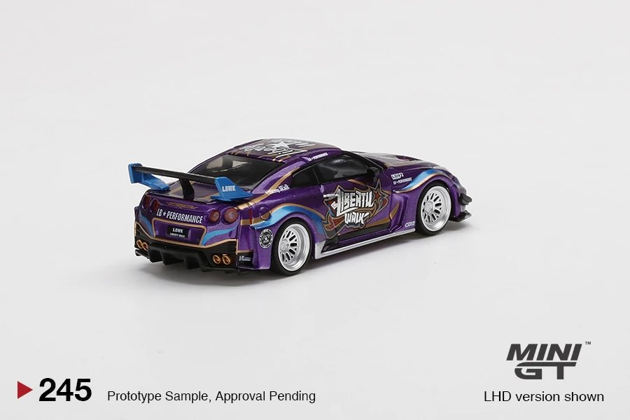2021 LB-Silhouette Works GT Nissan 35GT-RR Ver. 1 "Purple Metallic" Purple: Image 4